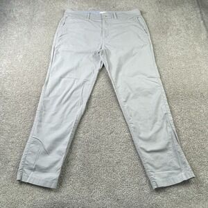 Tasc‎ Performance Pants Mens 35x30 Grey Tailored Fit Bamboo Stretch Chino Golf